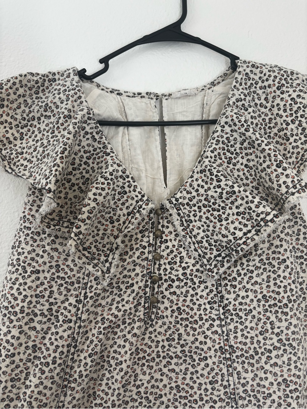Pilcro by Anthropologie Ruffle V-Neck Mini Dress - Picture 8 of 11